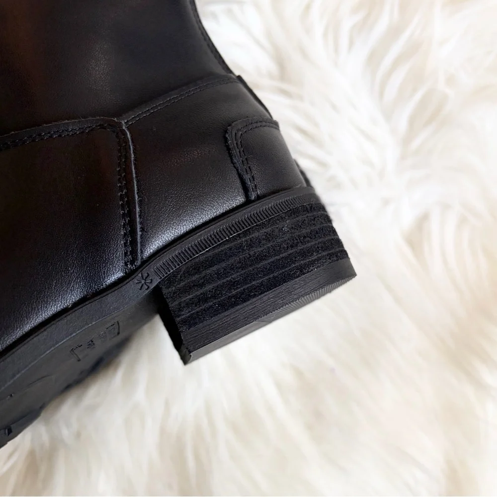 Sam Edelman NEW Kids’ Penny Tall Leather Riding Boots Black 1